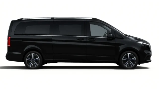 Mercedes-Benz EQV Long – long-wheelbase electric MPV for BER airport transfers and long-distance trips from Berlin