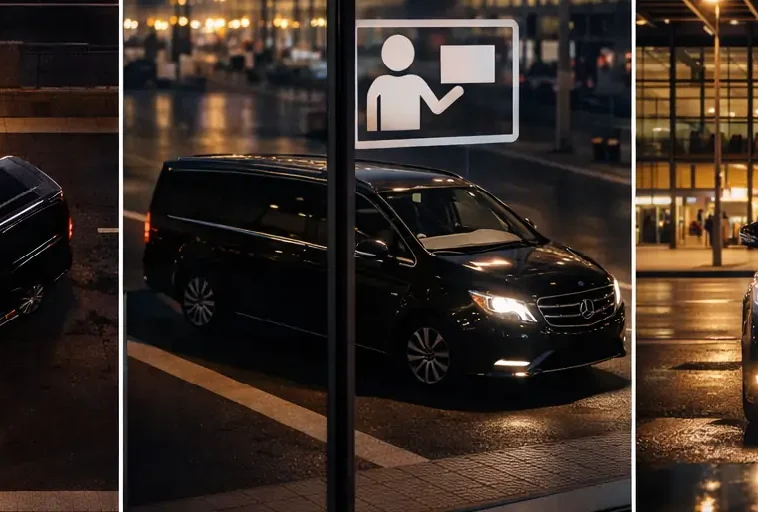 Full VIP transfer service from Berlin Brandenburg Airport (BER): meet-and-greet with a sign, red carpet and a premium Mercedes MPV at the night terminal