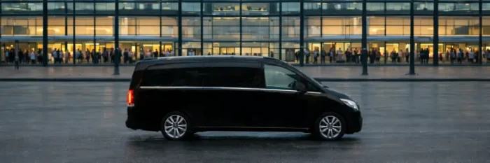 Spacious Mercedes MPV people carrier for Berlin airport transfers