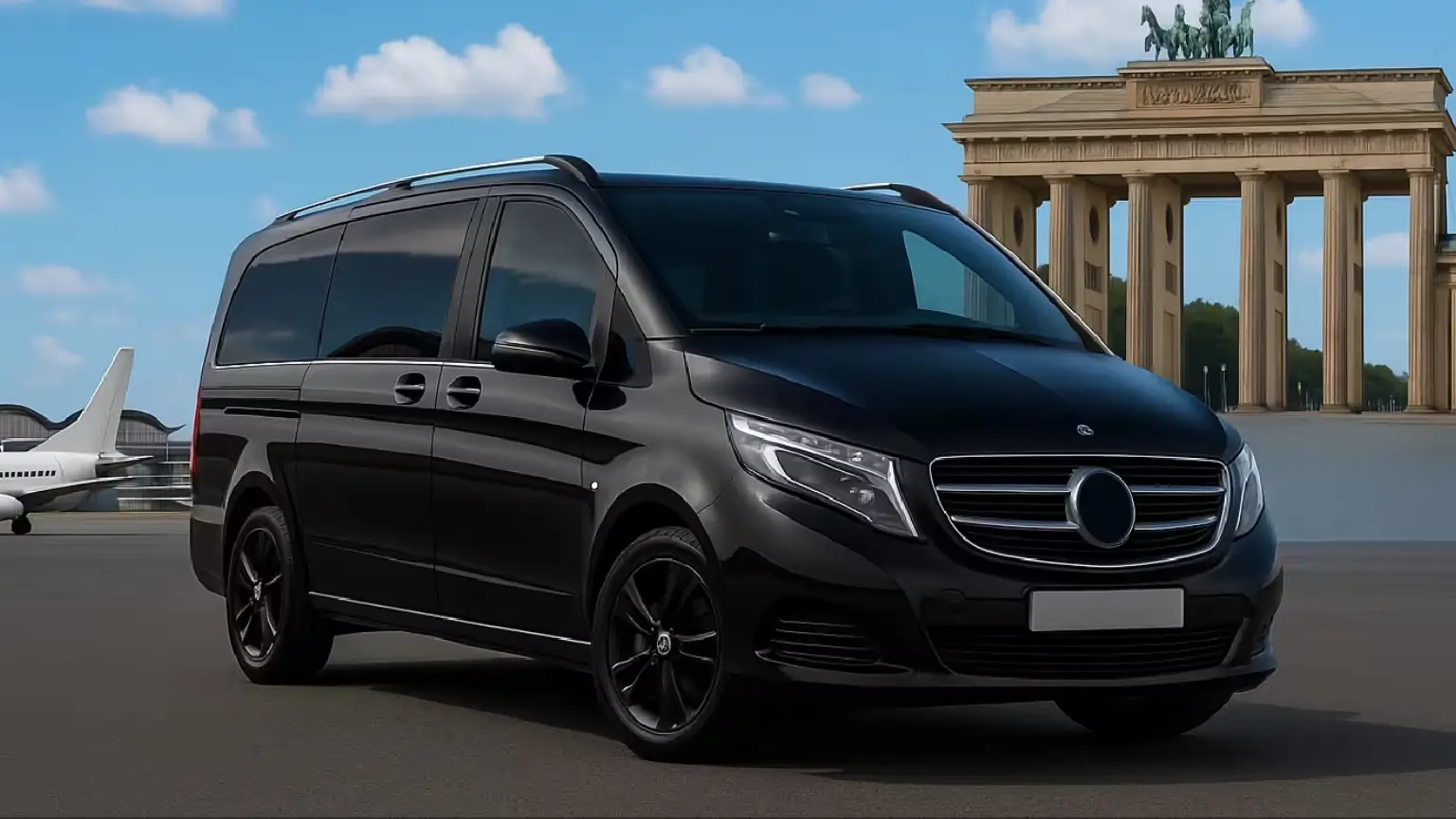 Premium Mercedes MPV for Berlin Brandenburg Airport (BER) transfer