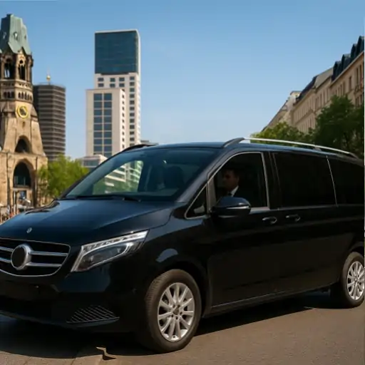Premium MPV on a Berlin city route