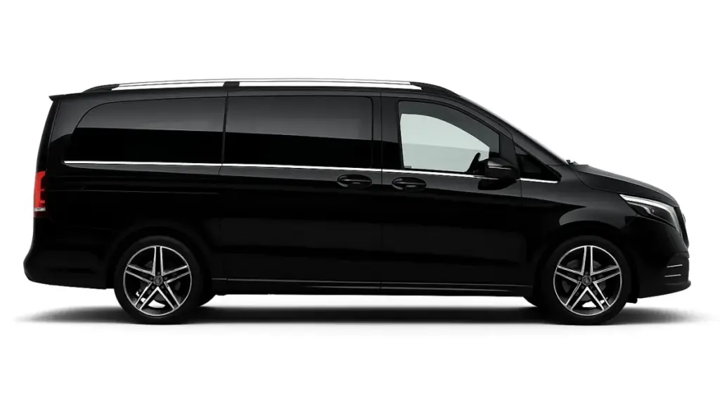 Экологичный минивэн Mercedes EQV Бизнес для делегаций и VIP-гостей в Берлине и аэропорту Берлин-Бранденбург (BER)